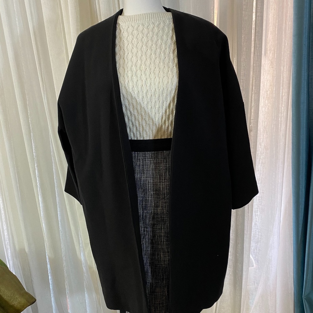 H & M Black Overcoat